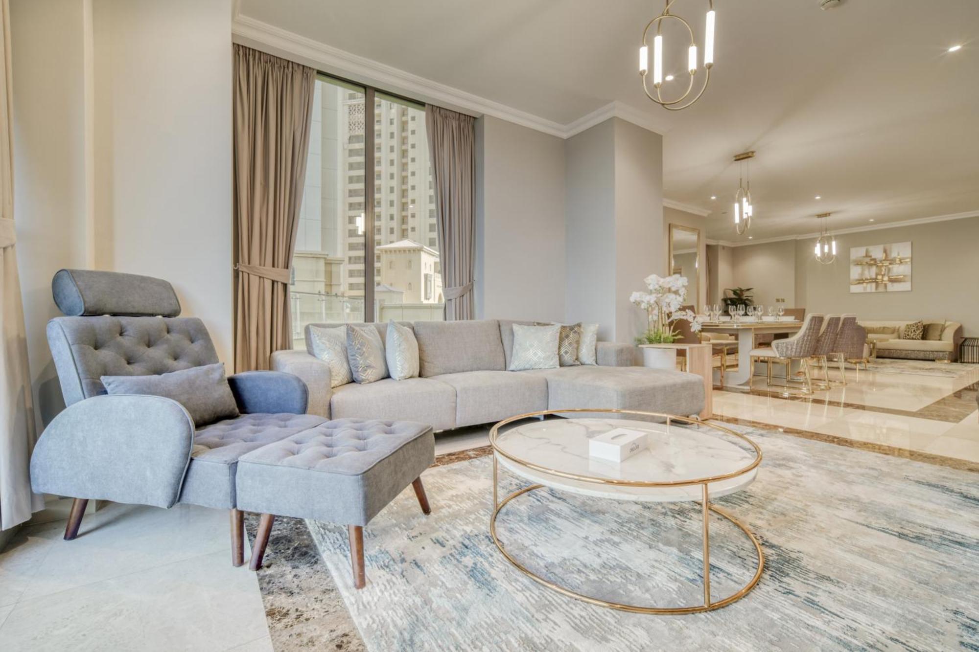 Luxurious 4 Bedroom Duplex With Terrace & Sea View Dubai Ngoại thất bức ảnh